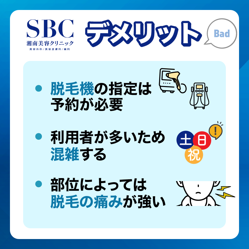 湘南美容クリニックメンズデメリット